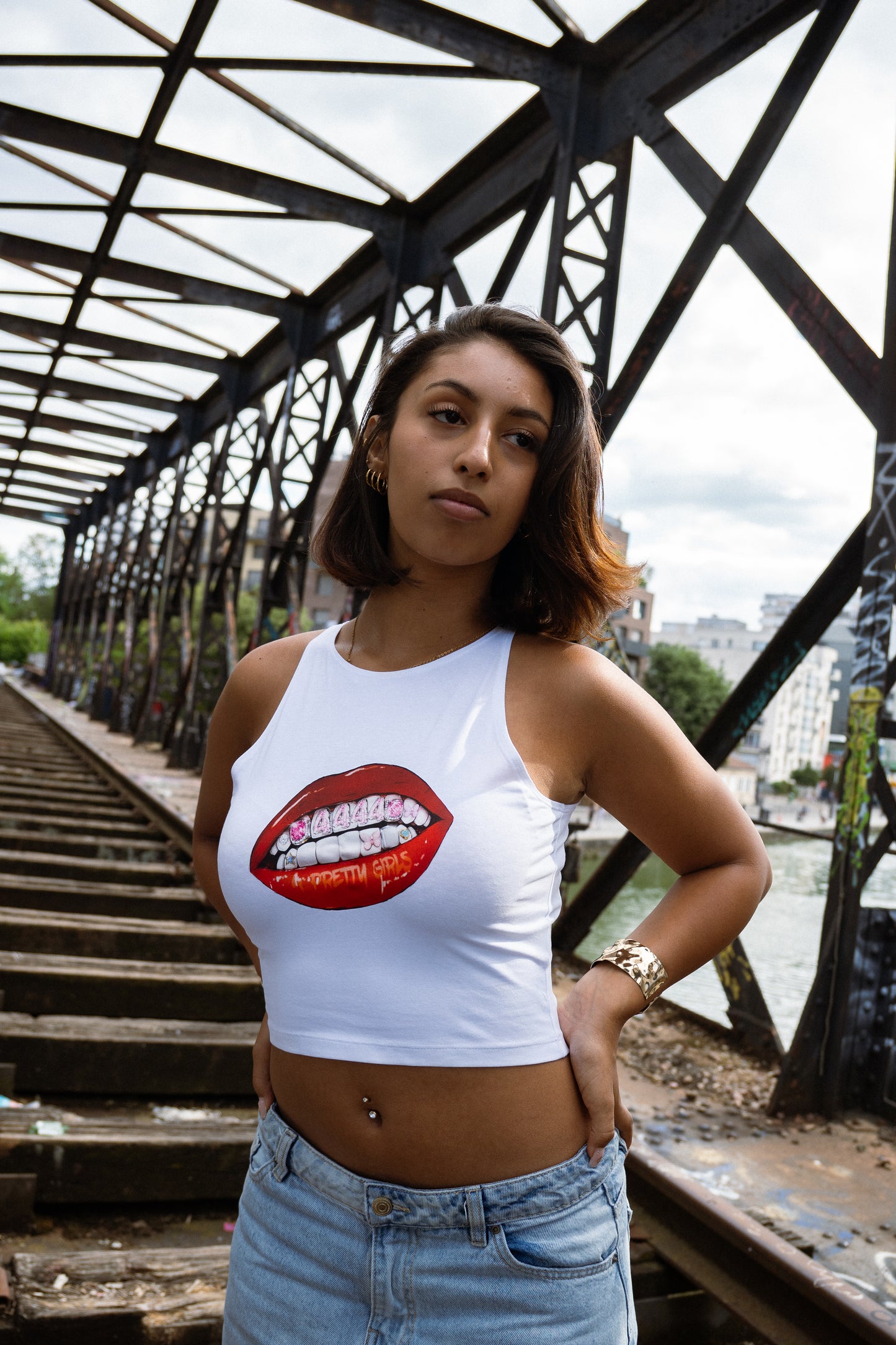 Crop top "Pretty Girl"